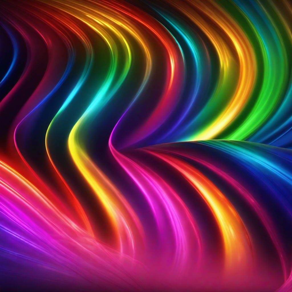 Rainbow Background Wallpaper - glowing rainbow background  