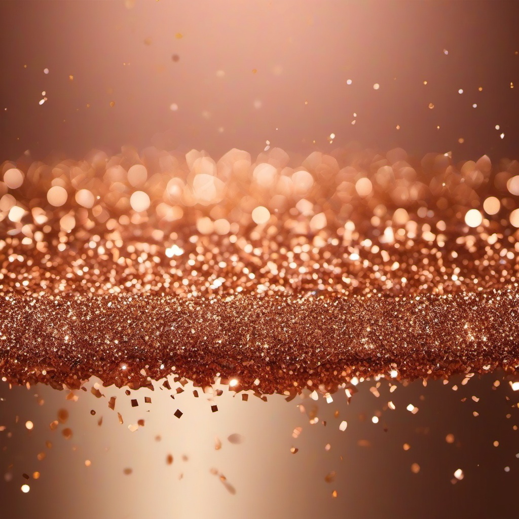 Glitter background - dripping rose gold background  