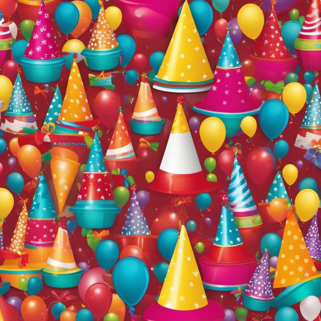 Party Background Wallpaper - birthday hat background  