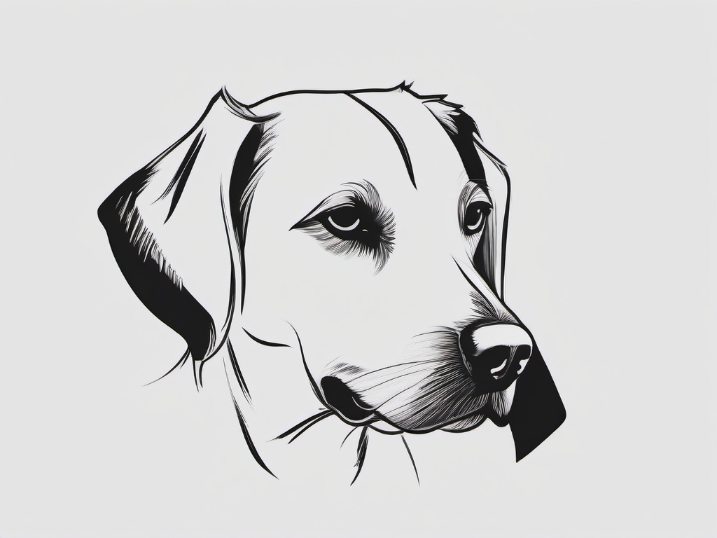 simple drawing of a dog  minimal rough sketch scribbles,doodles,black and white