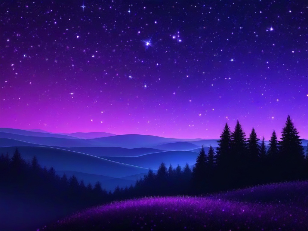 Purple Starry Night Background  ,desktop background wallpaper