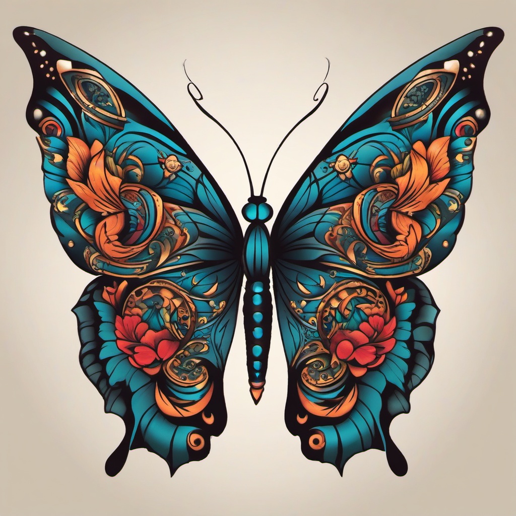 gypsy butterfly tattoo  