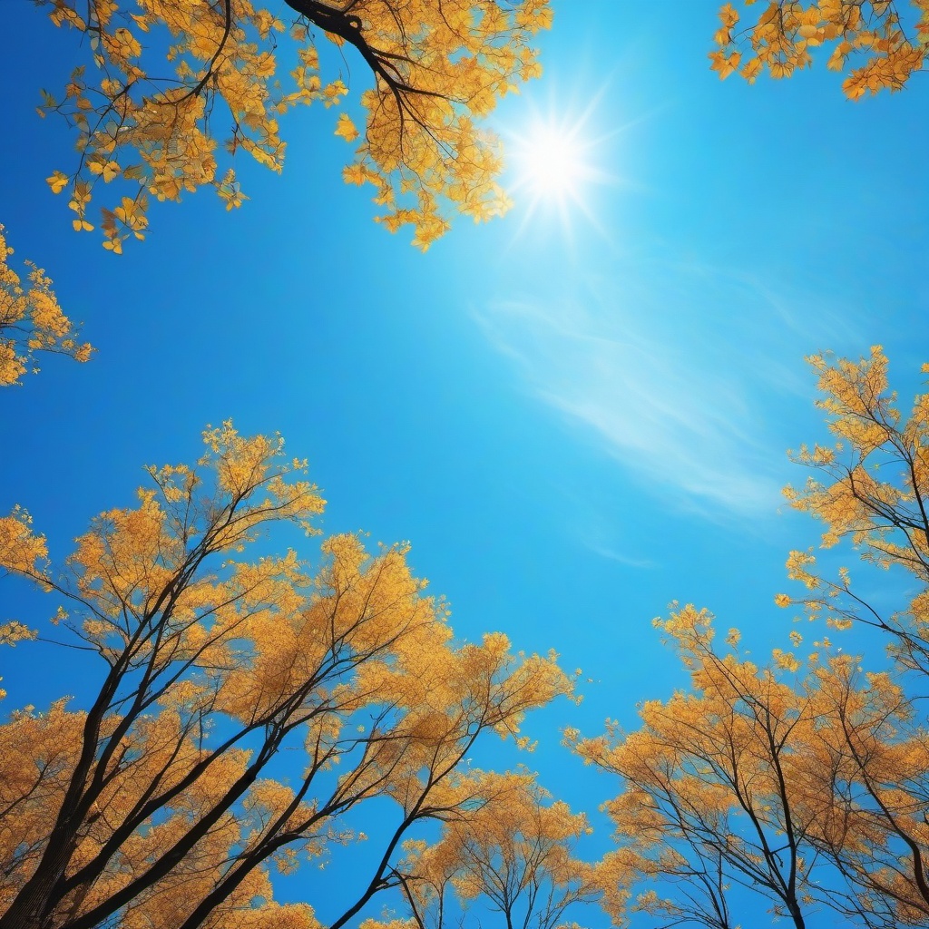 Blue Sky Backgrounds Clear Blue Skies for a Peaceful and Tranquil Aesthetic wallpaper splash art, vibrant colors, intricate patterns