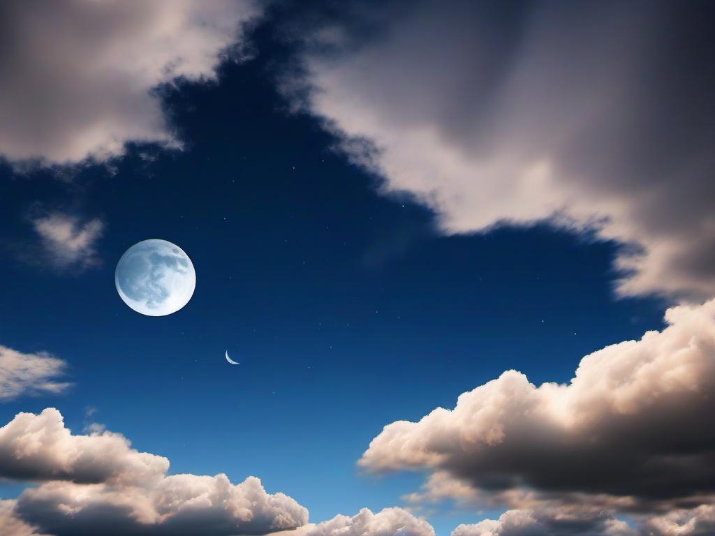 Sky And Moon Background  ,desktop background wallpaper