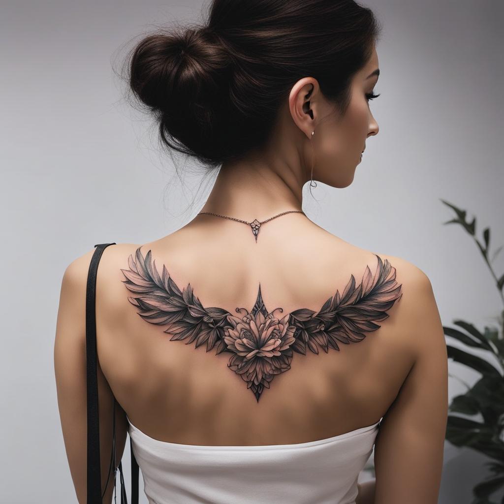 collarbone tattoo concepts, adding an artistic touch to your clavicle area. 