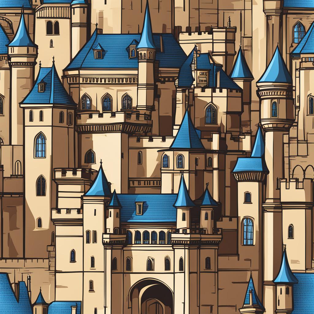 castle clipart - a grand, majestic castle. 