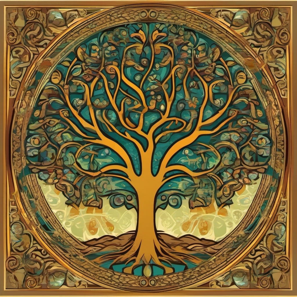 Tree of life  , vector illustration, clipart