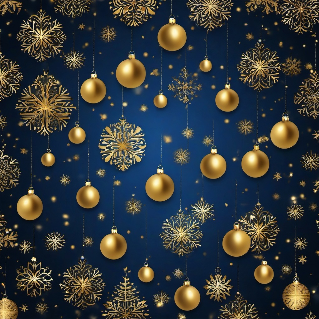 Christmas Background Wallpaper - blue and gold christmas background  