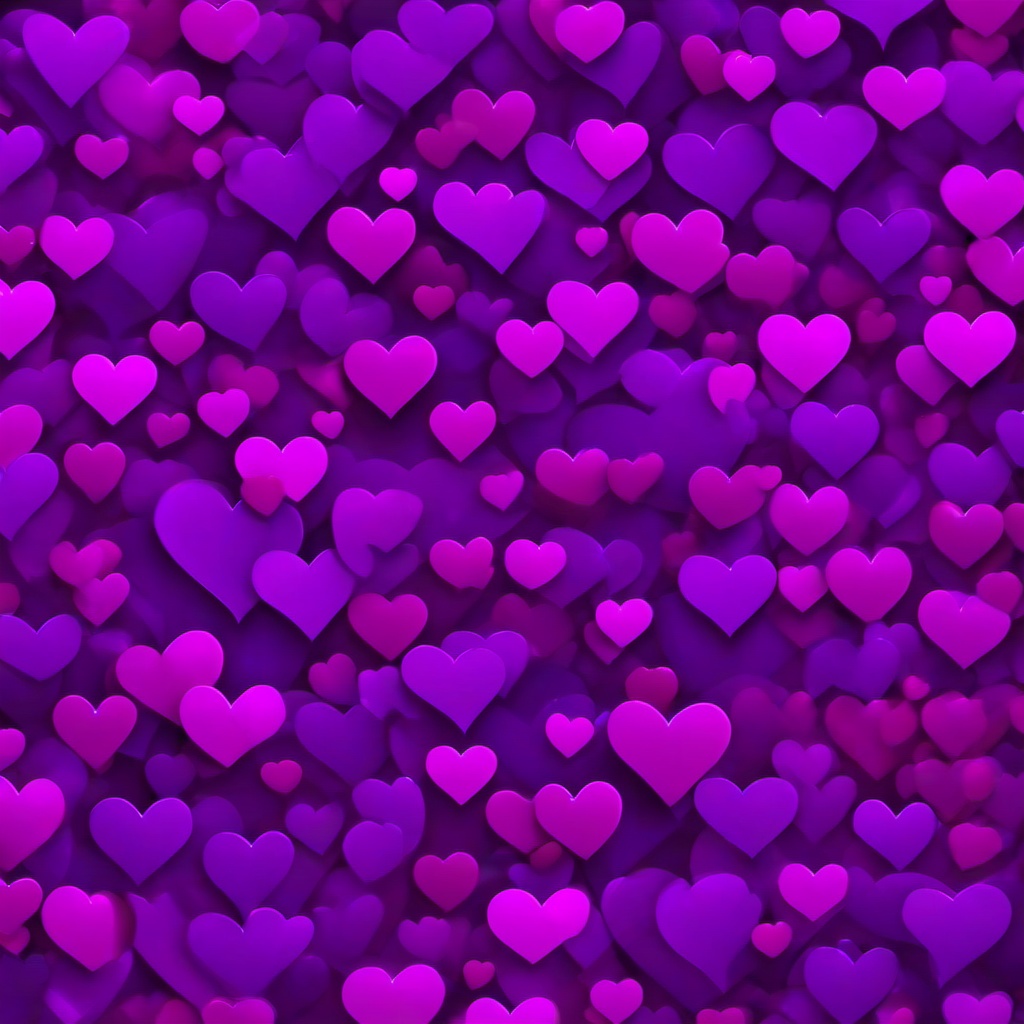 Heart Background Wallpaper - heart background purple  