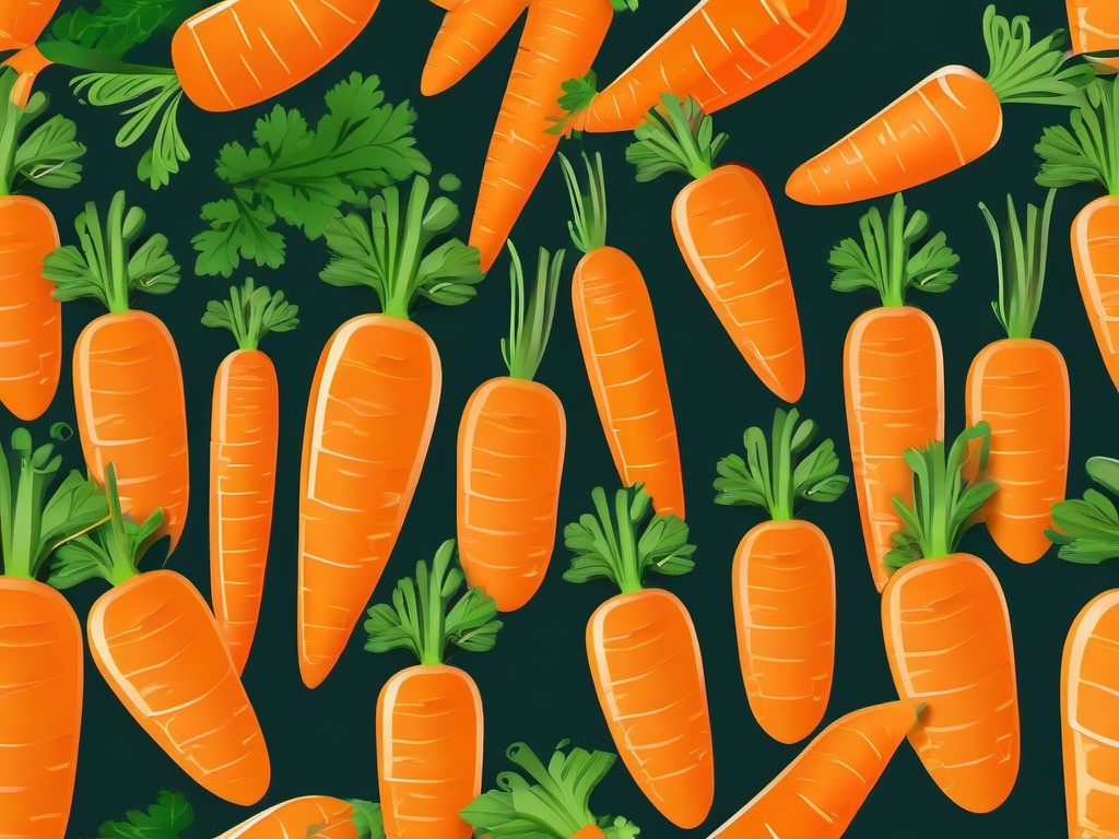 Carrot clipart - fresh orange carrot  vector clipart