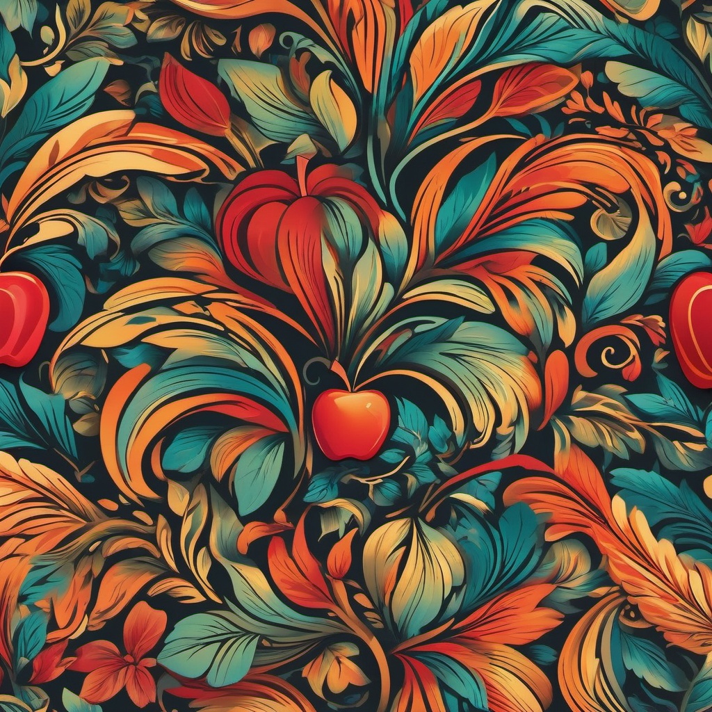 Apple Wallpaper - Iconic Apple Logo in Cupertino  wallpaper style, intricate details, patterns, splash art, light colors