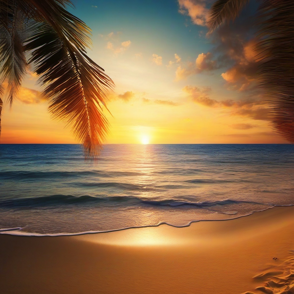 Beach background - beach sunrise wallpaper  