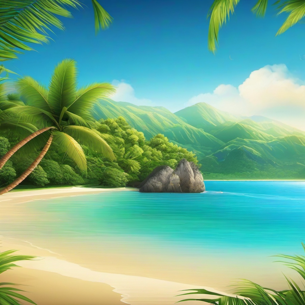 Beach Background Wallpaper - island beach wallpaper  