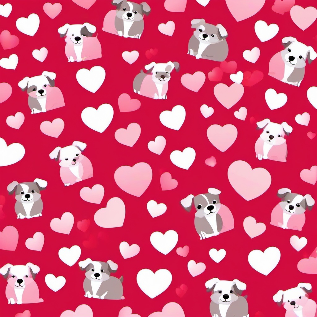 Valentine Background Wallpaper - valentines day dog background  