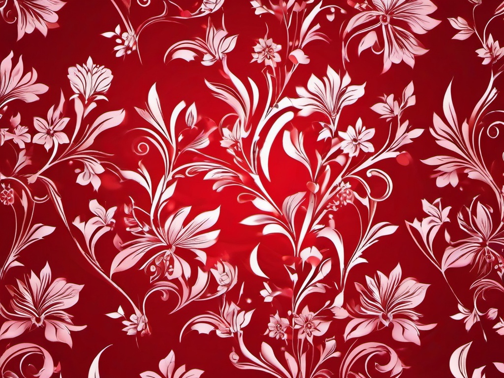 Background Flower Red - Elegant red background with floral design.  background wallpaper