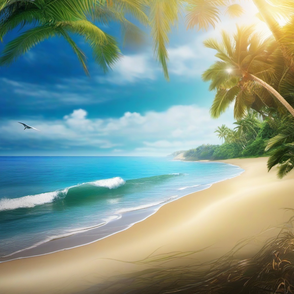 Beach Background Wallpaper - beach and ocean background  