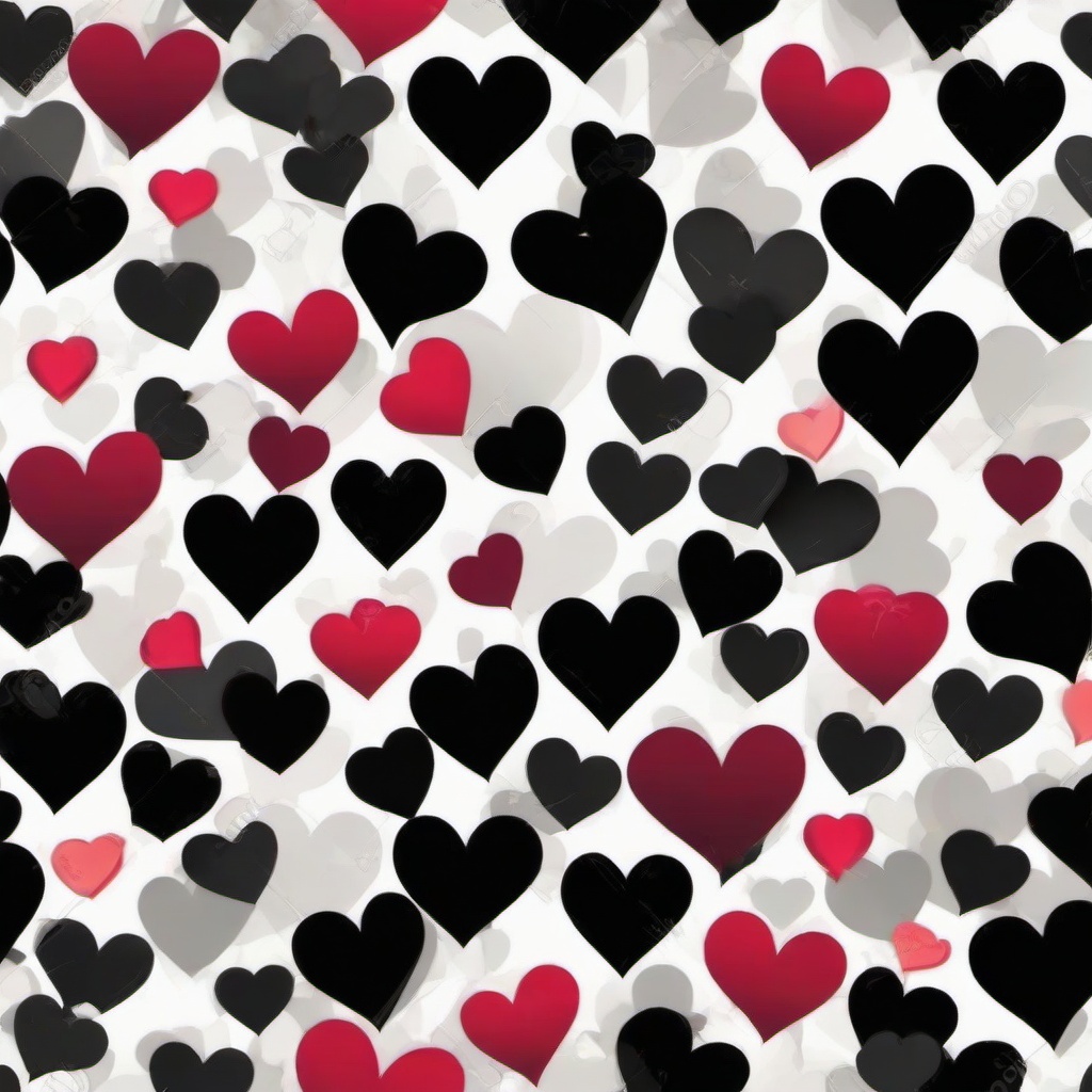 heart background black  