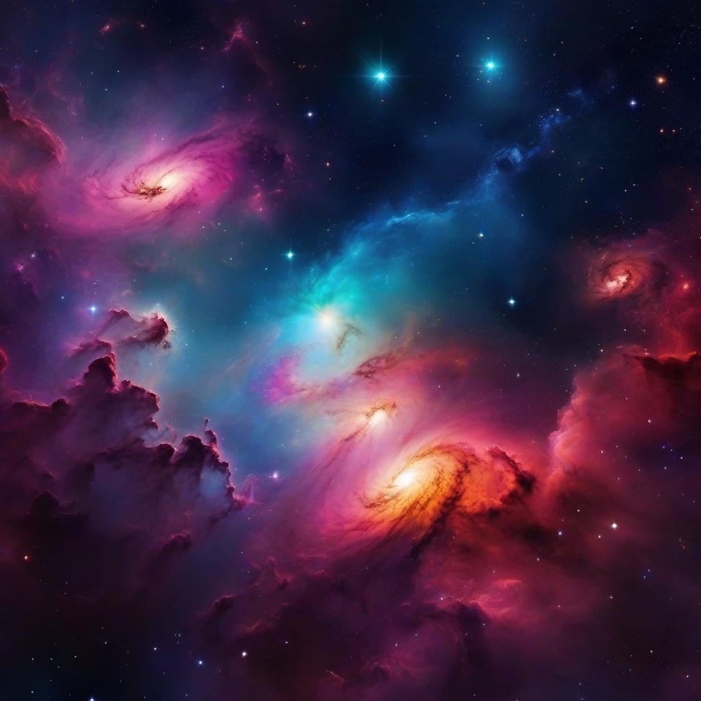 Galaxy Wallpaper - Stunning Galaxies and Nebulas in Space wallpaper splash art, vibrant colors, intricate patterns