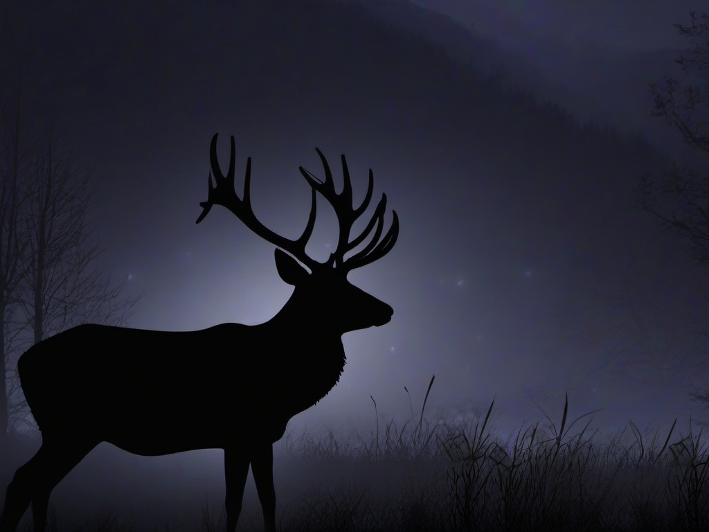 Dark Deer Wallpaper  ,desktop background wallpaper