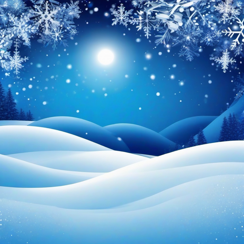 Winter background wallpaper - blue background snow  