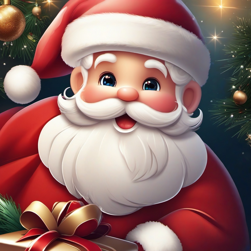 Christmas Background Wallpaper - cute santa wallpaper  