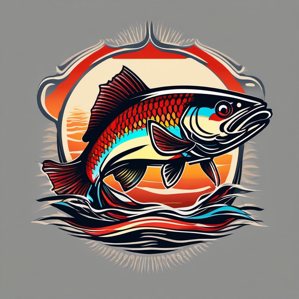 Fish Lure Tattoos-Bold and dynamic tattoos featuring fish lures, perfect for fishing enthusiasts and those who appreciate the sport.  simple color vector tattoo