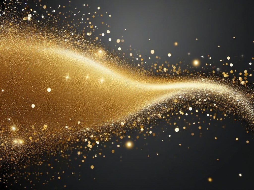 Gold Sparkles Transparent Background  