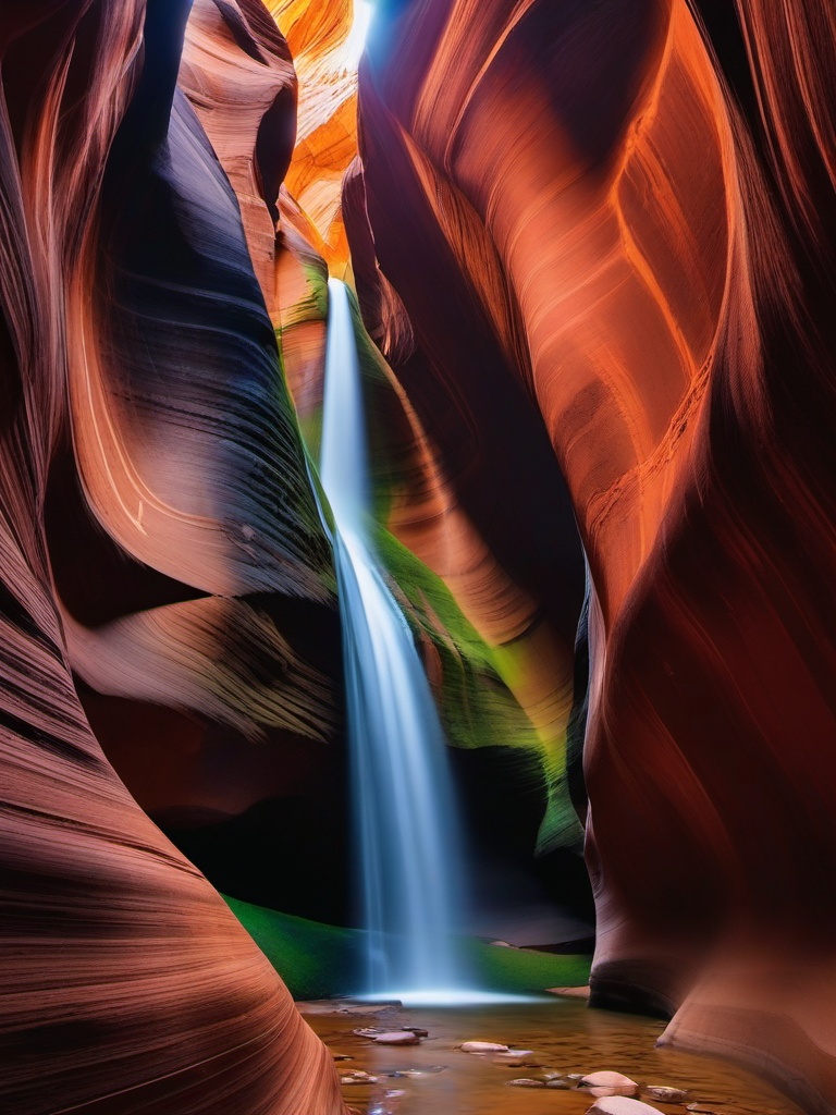 Dual Monitor Wallpaper - Embark on a virtual journey through the stunning Zion National Park, where two screens merge to showcase the awe-inspiring slot canyons and red sandstone cliffs.  intricate patterns, splash art, wallpaper art