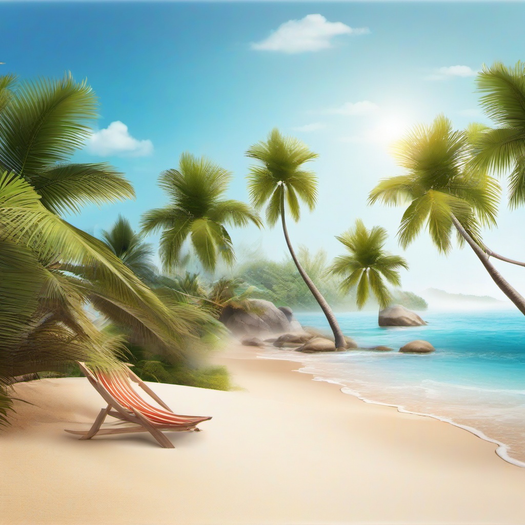 Beach background - beach transparent background  