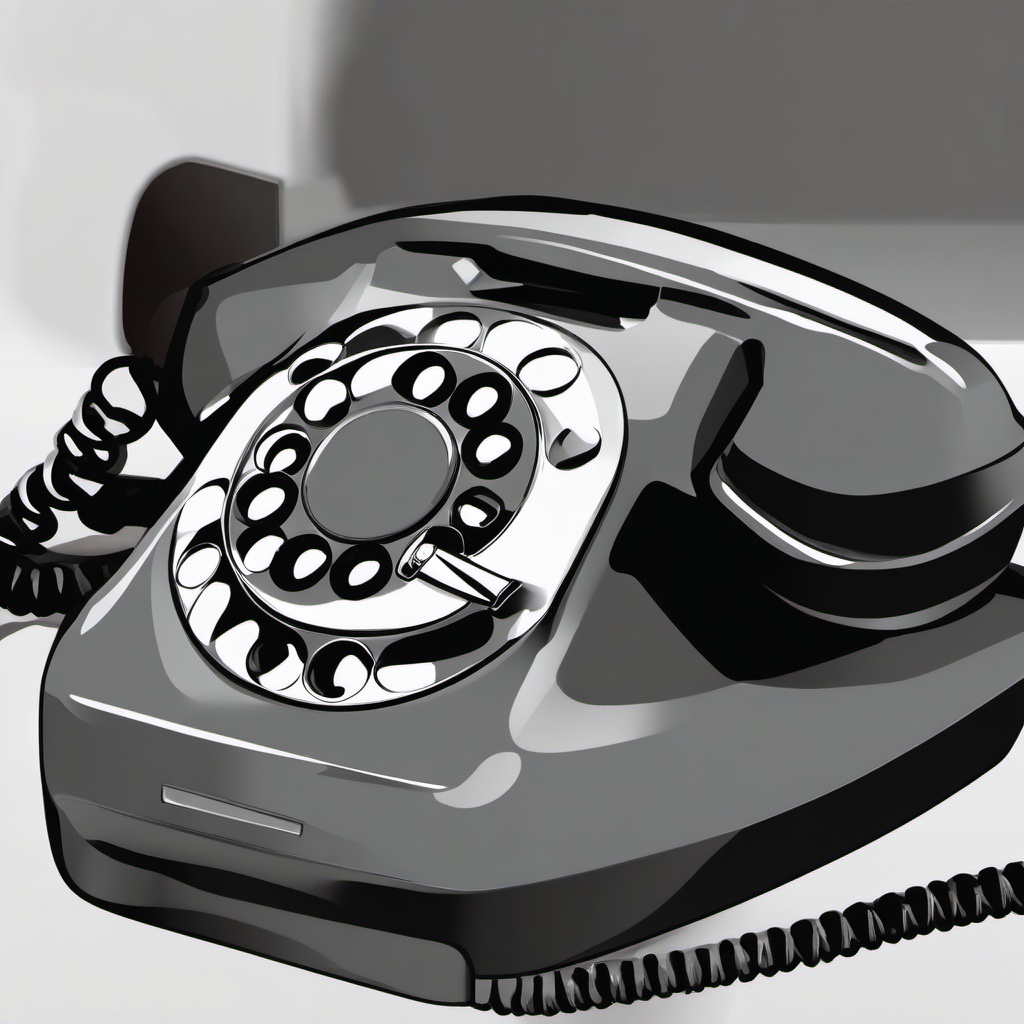 Phone clipart - phone with a call in progress  