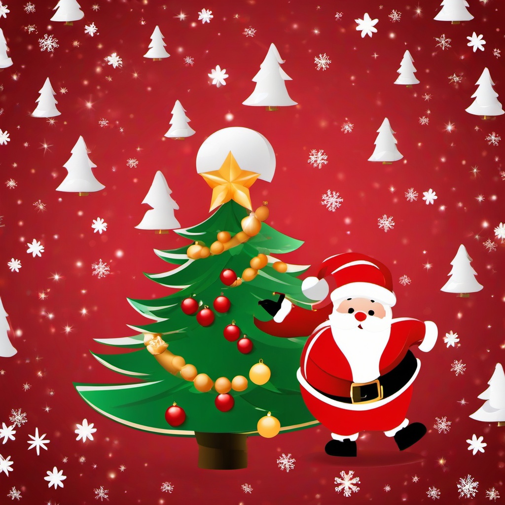 Christmas Background Wallpaper - santa photo background  