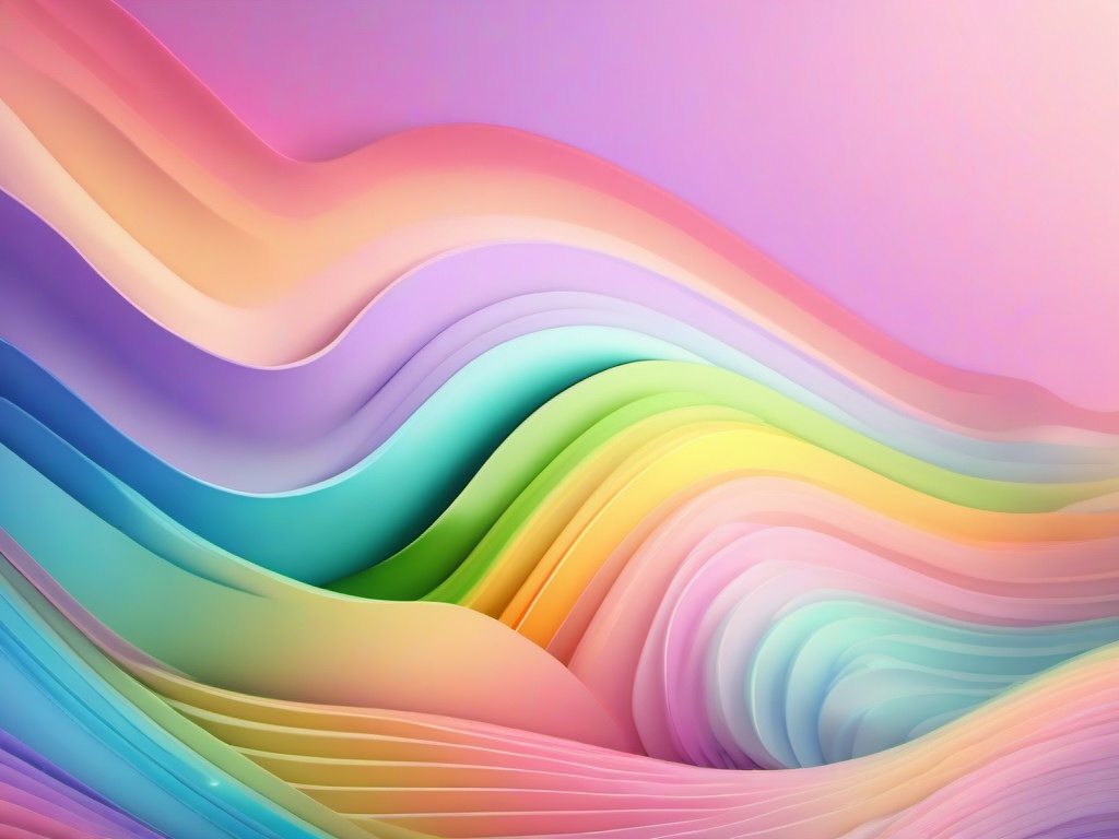 Pastel Rainbow Background Hd  