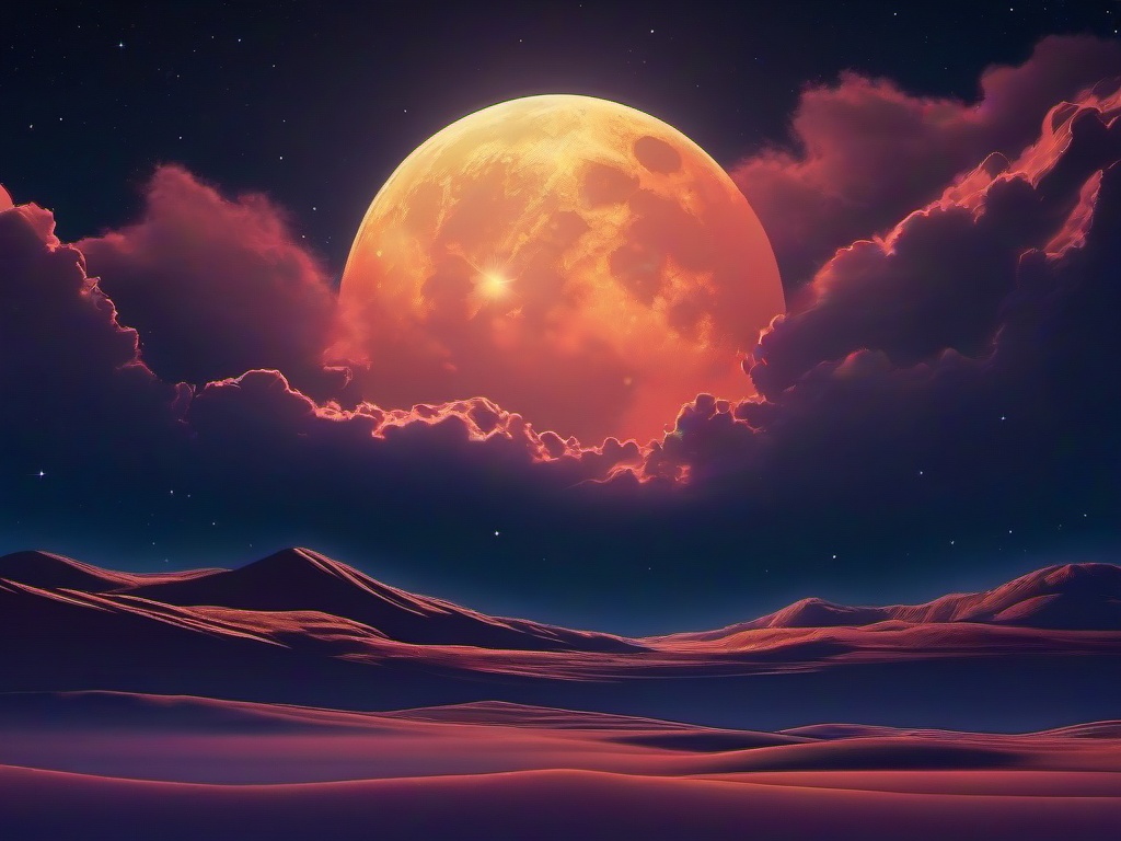 Background Moon Sky  ,desktop background wallpaper