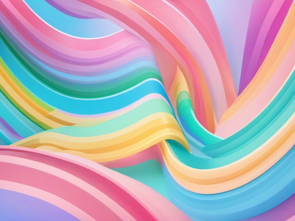 Pastel Rainbow Background Free  