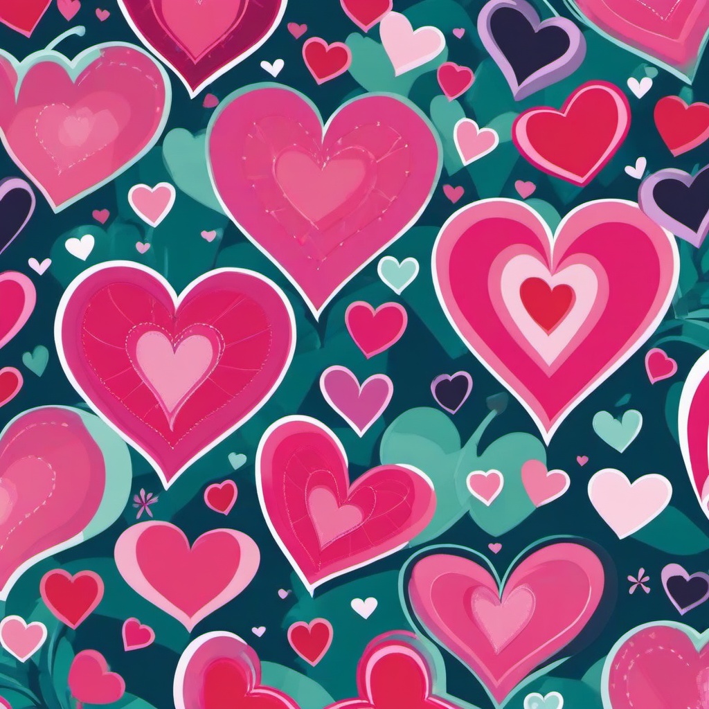 Heart Background Wallpaper - preppy hearts background  