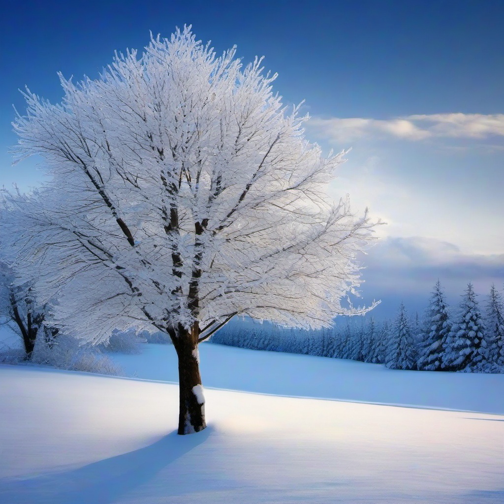 Winter background wallpaper - winter tree background  