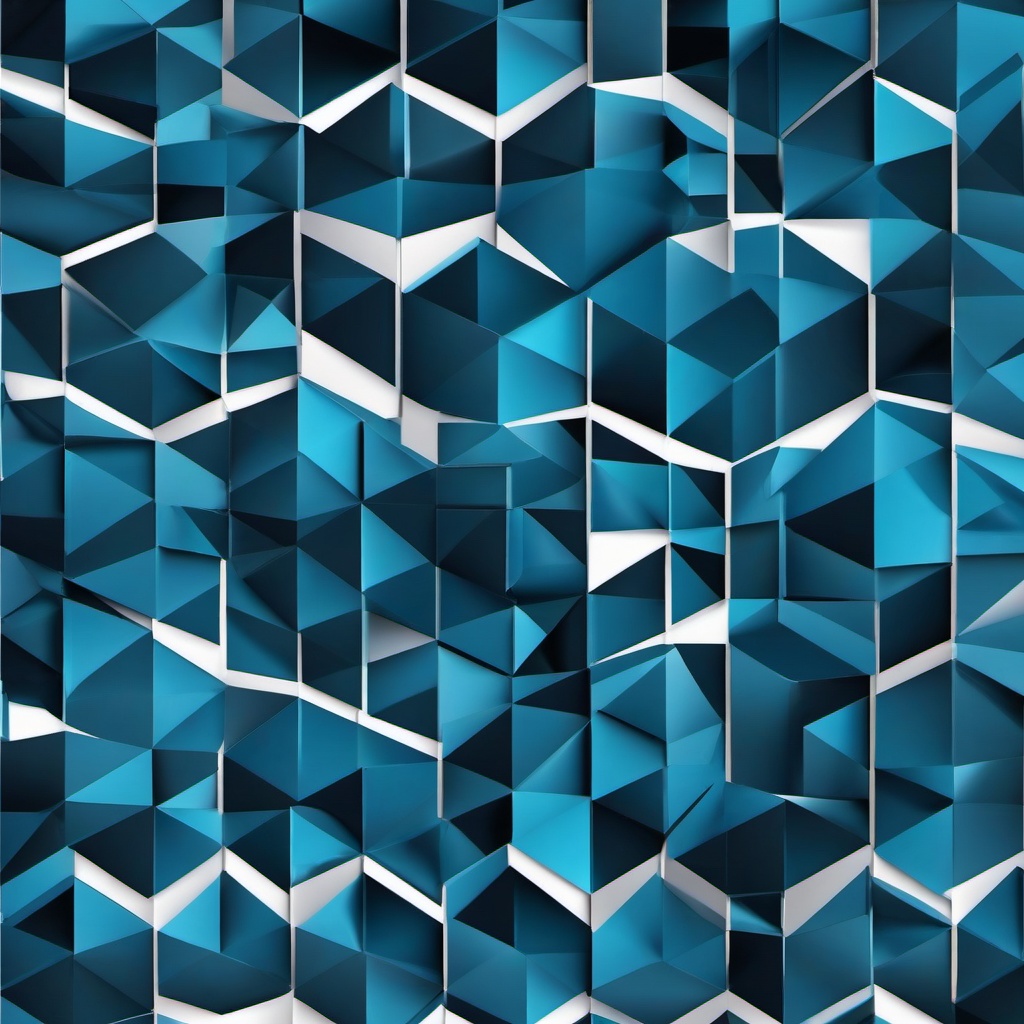 Geometric Background - blue abstract geometric background  