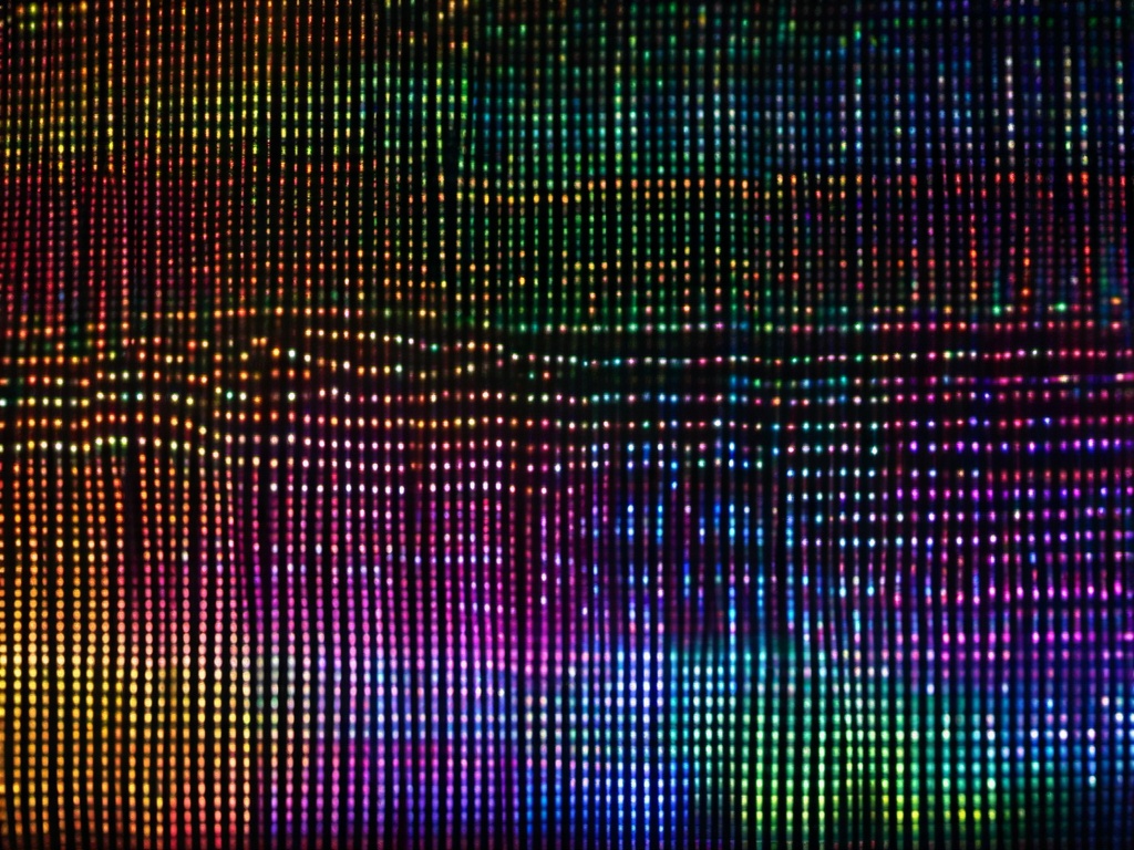 Rainbow Led Background  