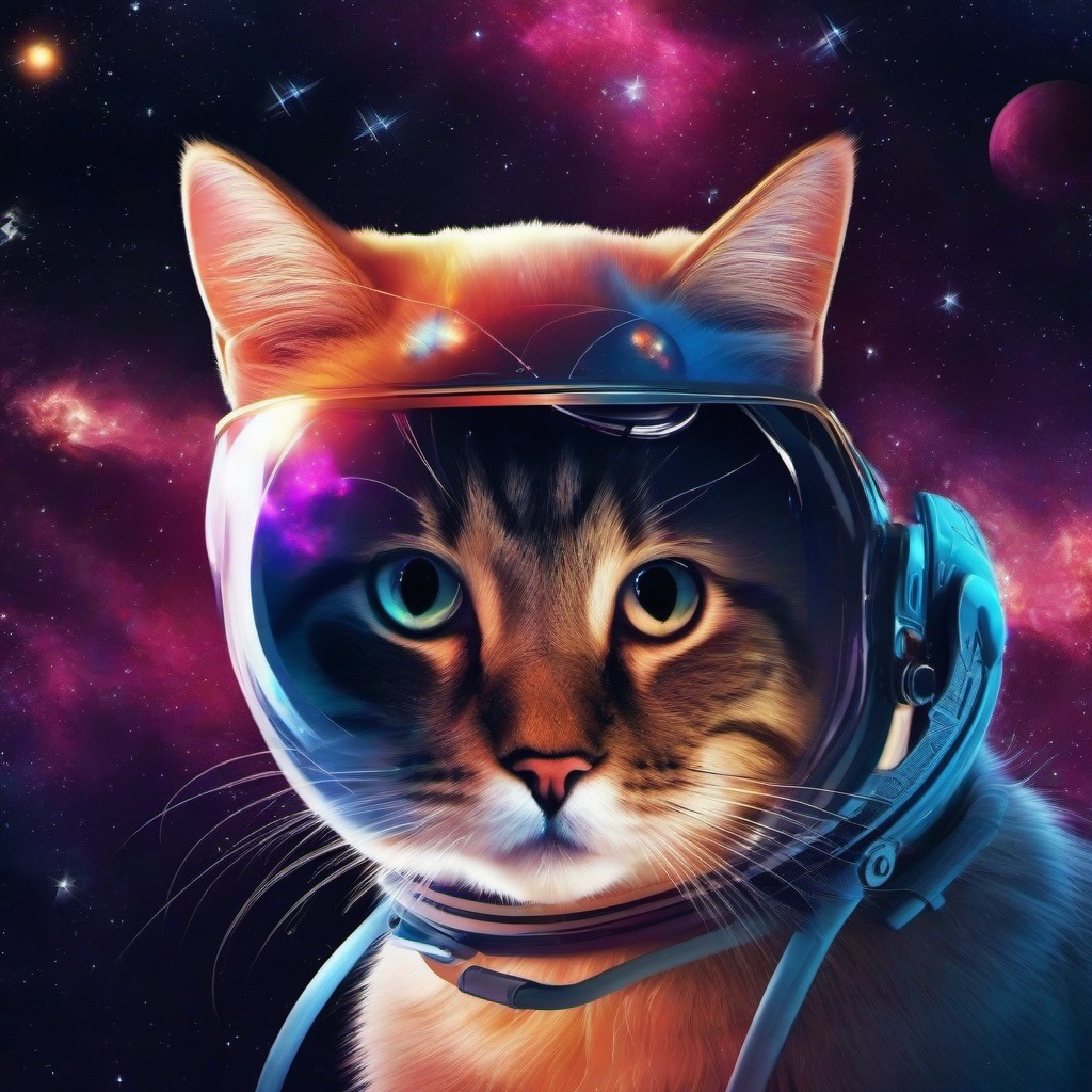 space cat wallpaper  background