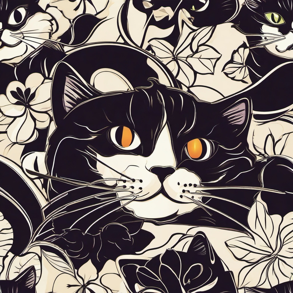 Cat Background Wallpaper - halloween cat screensavers  