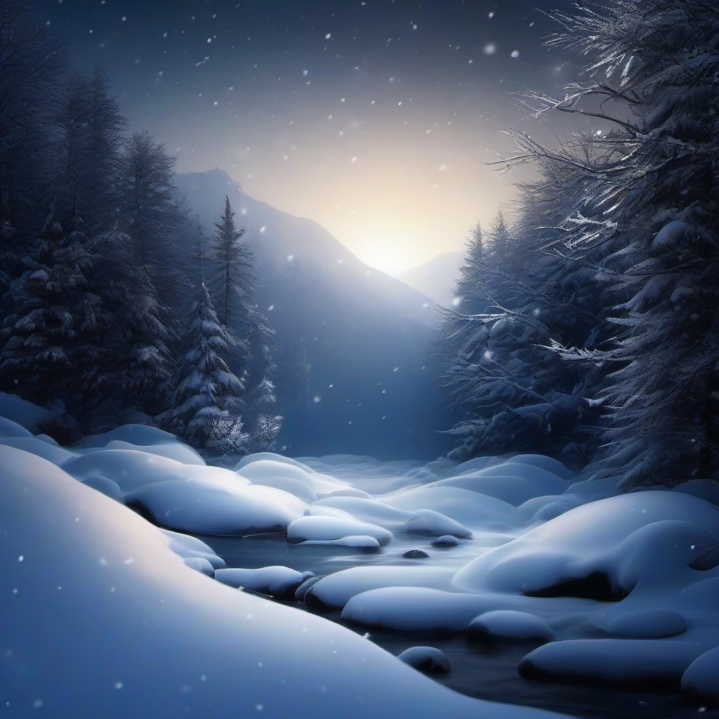 Winter background wallpaper - snow dark background  