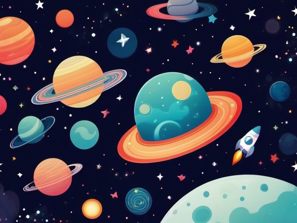 space wallpaper cute  ,desktop background wallpaper