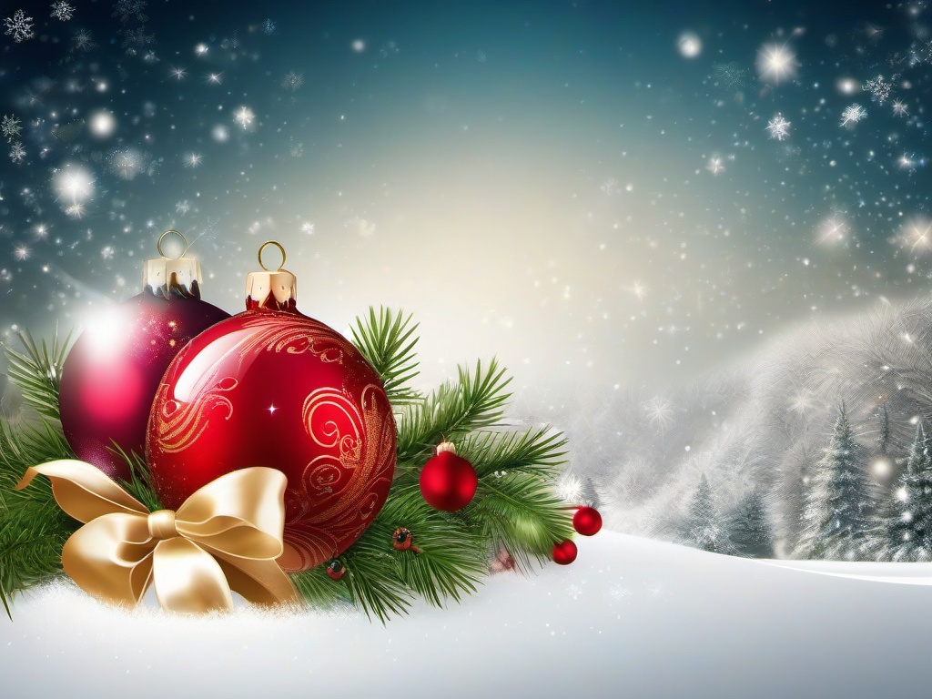 Elegant High Resolution Christmas Background  