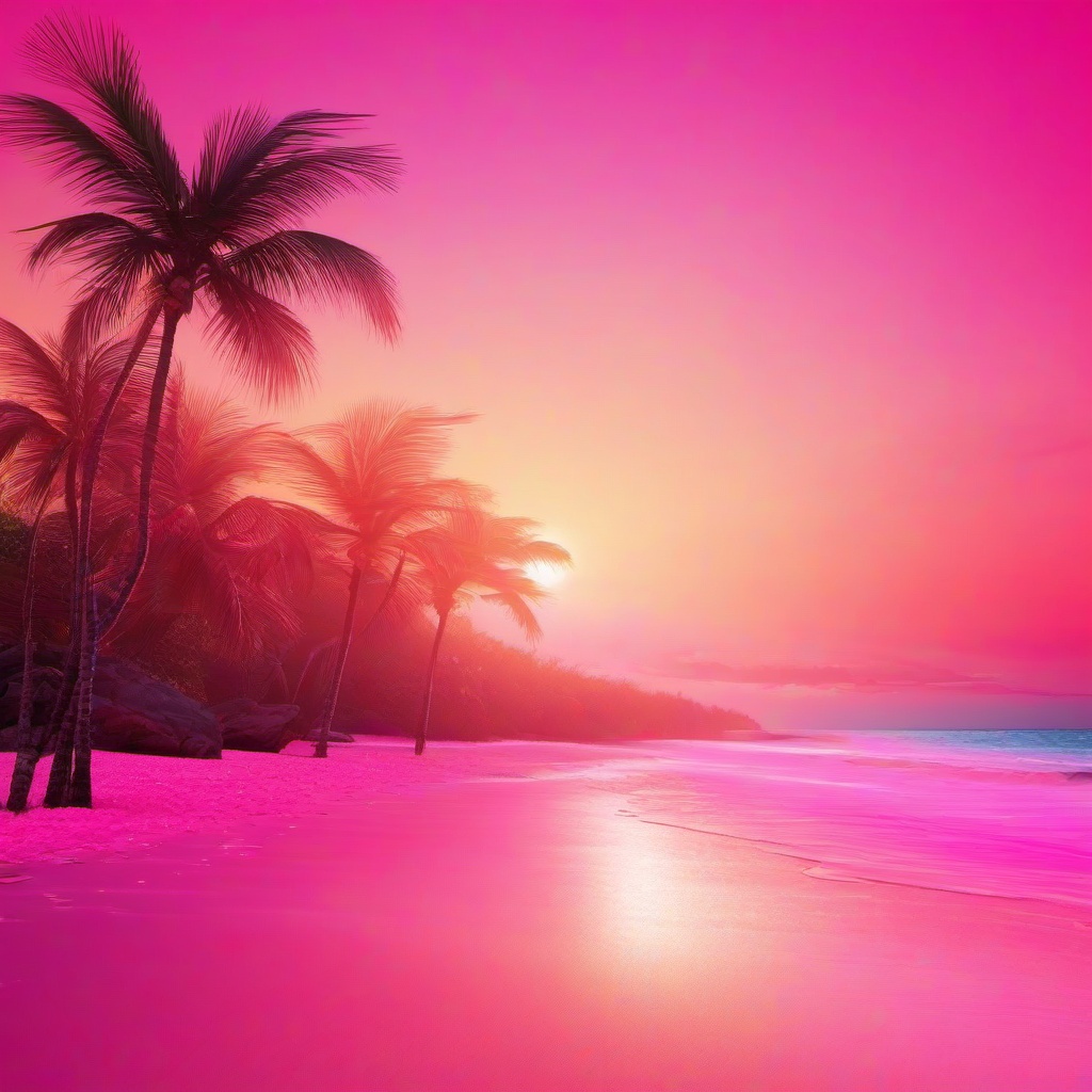 Beach background - beach pink background  