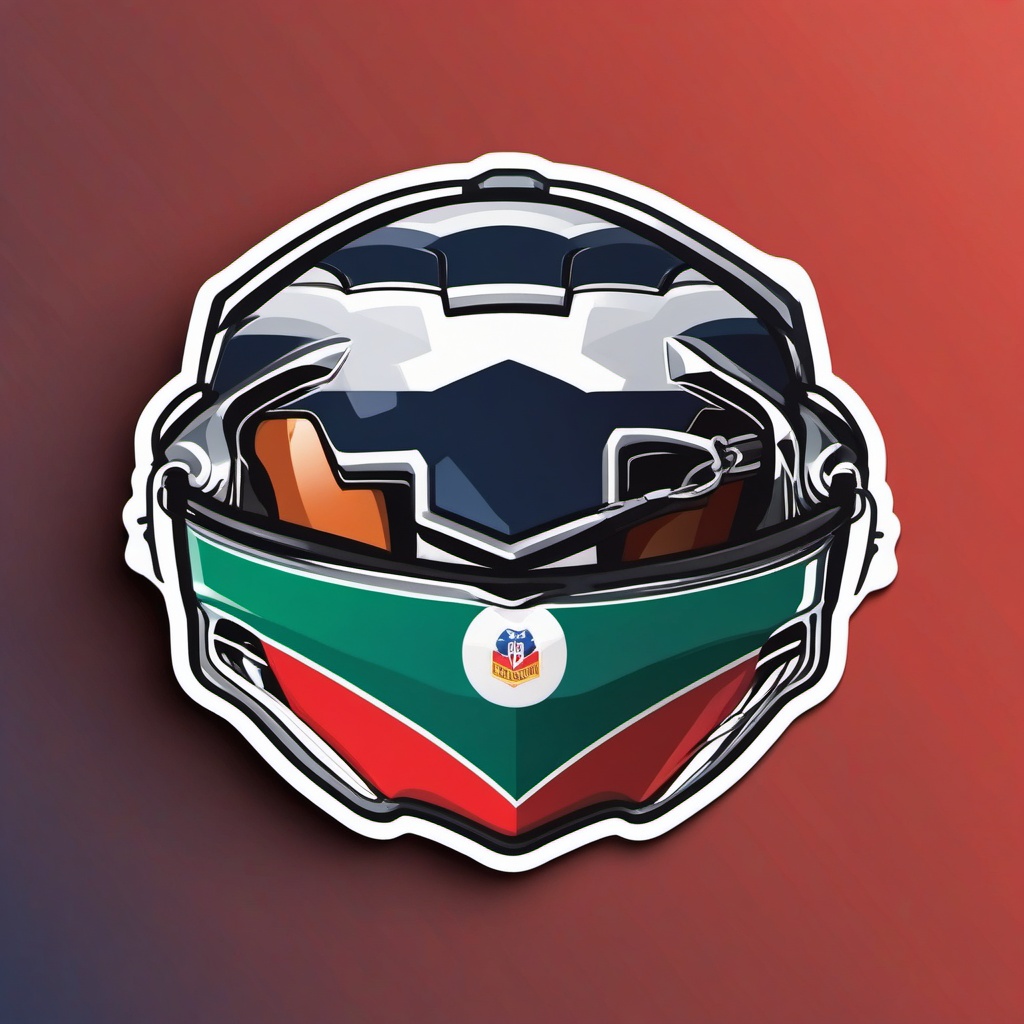 Football Sticker - Football for sports enthusiasts, ,vector color sticker art,minimal