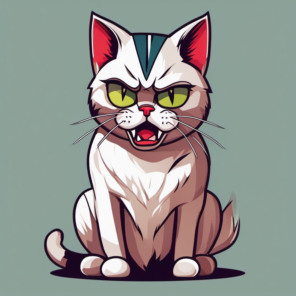 Make a angry cat