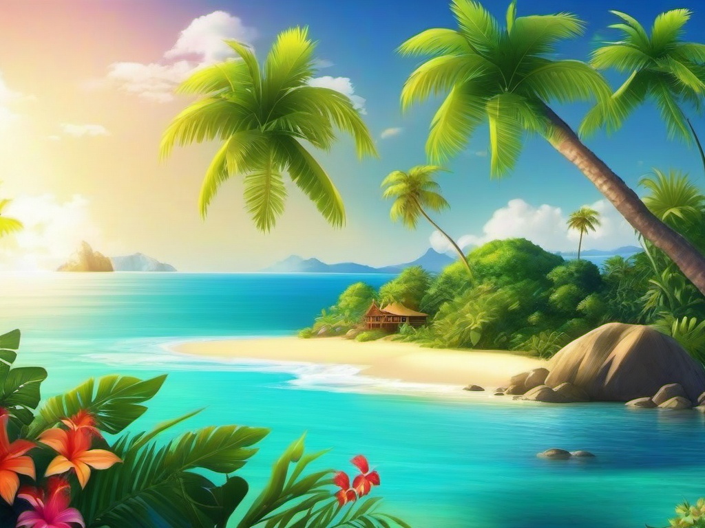 cute tropical wallpapers  ,desktop background wallpaper