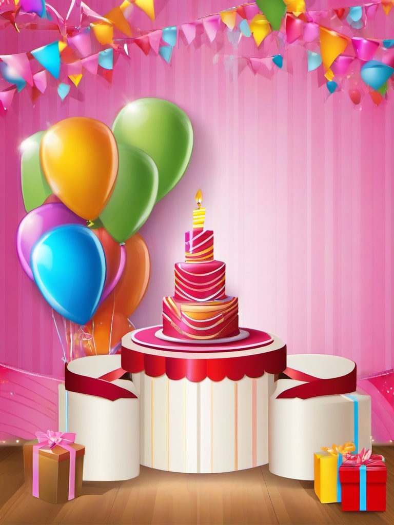 Birthday Background Wallpaper - 1st year birthday backdrop design  