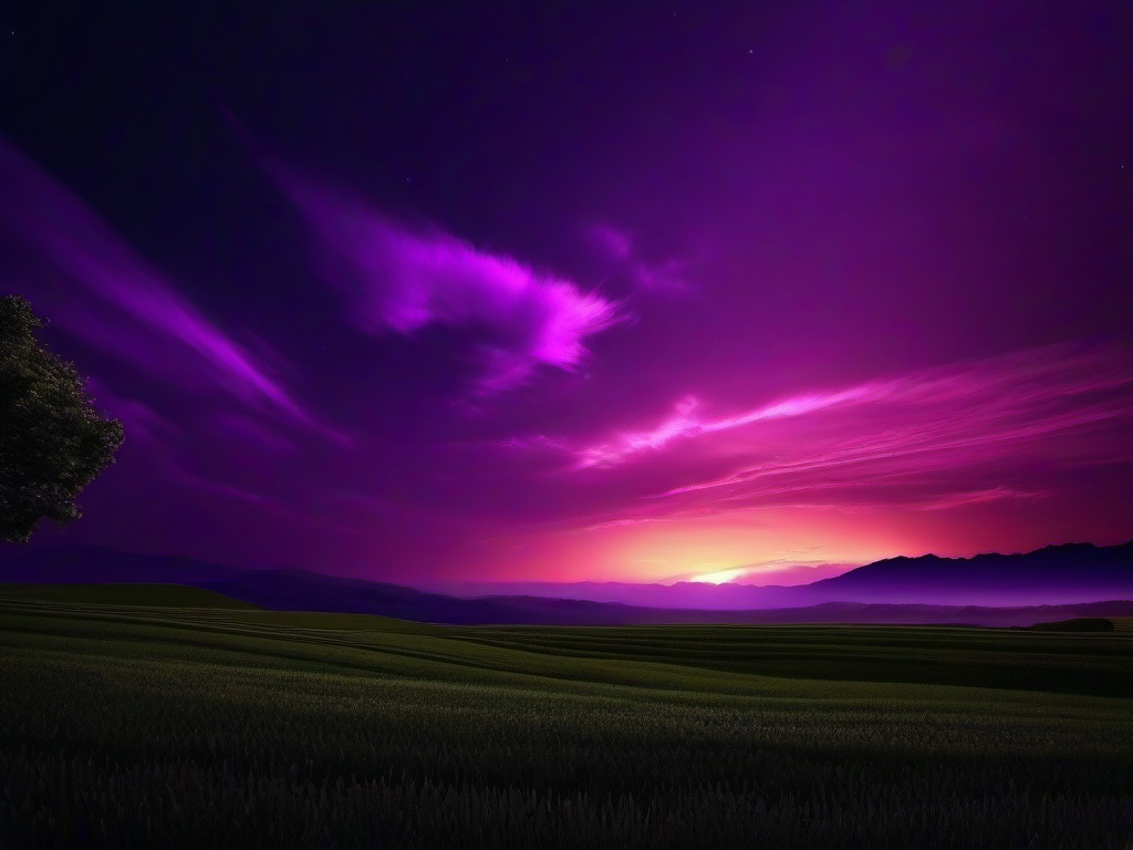 Dark Purple Sky Wallpaper  ,desktop background wallpaper