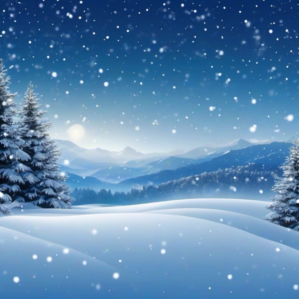 Snow Background Wallpaper - snowy background for zoom  